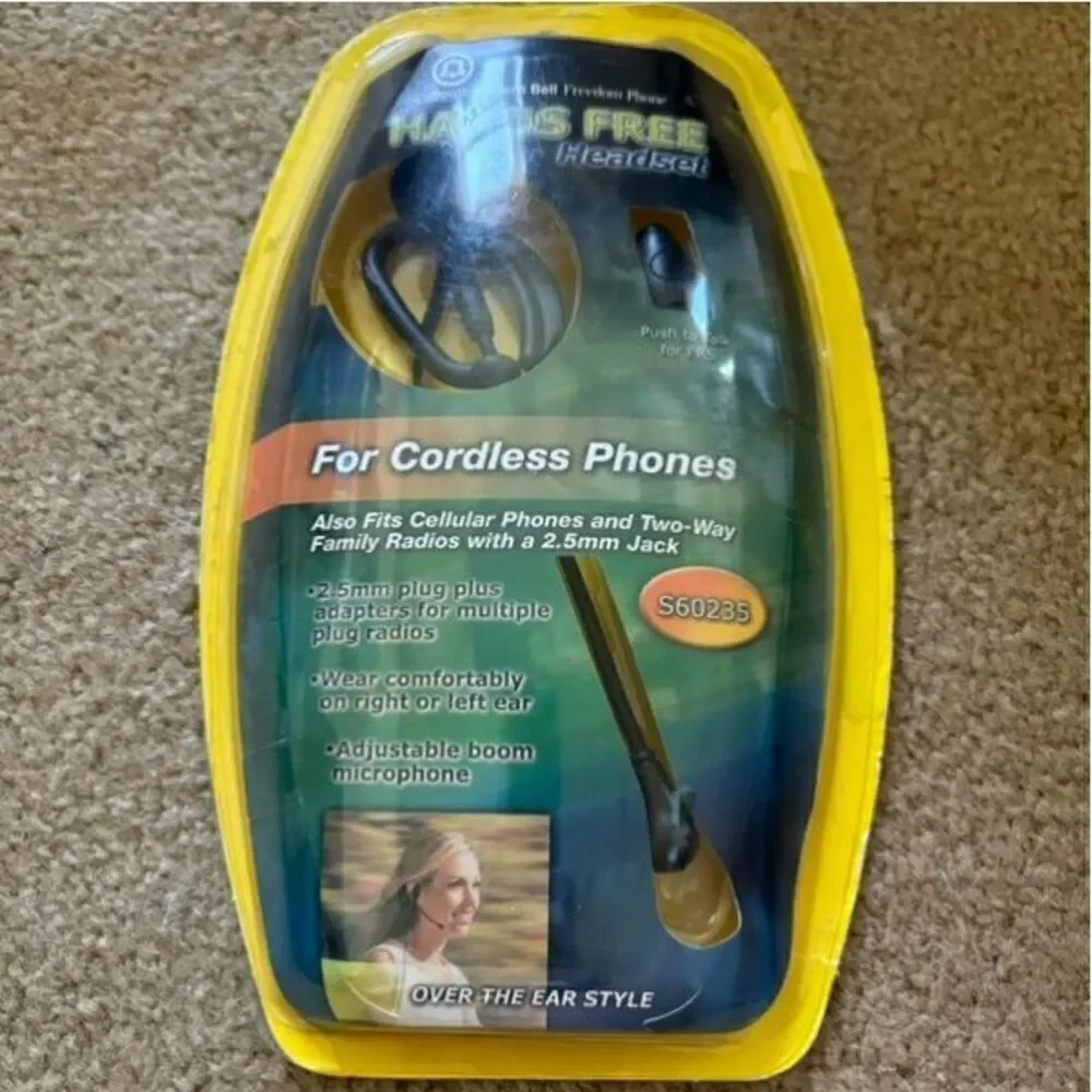 Southern Bell S60235 Handsfree Headset For Cordless Phones *New*